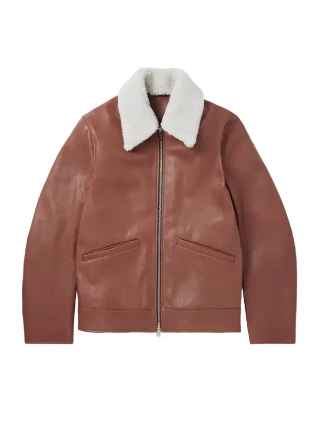 Paul Smith Shearling-Trimmed Leather Jacket - Men