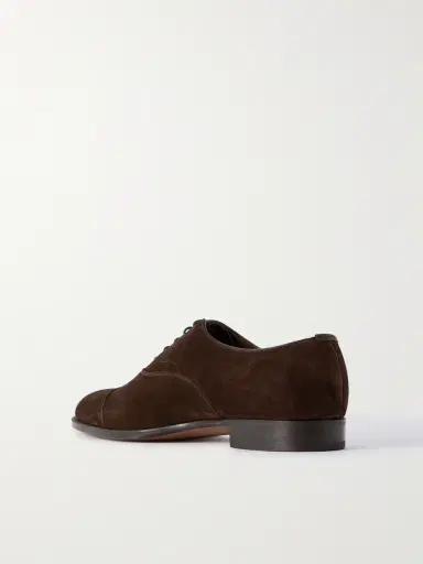 Edward Green Chelsea Cap-Toe Suede Oxford Shoes - Men | Thumbnail 4 Edward Green Chelsea Cap-Toe Suede Oxford Shoes - Men | Thumbnail 4