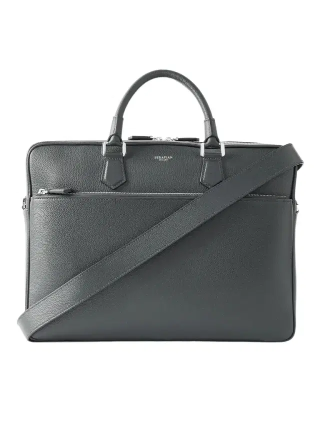 Cachemire Full-Grain Leather Briefcase - Men