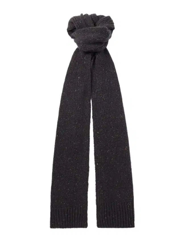 Folkstone Ribbed Cashmere Scarf - Men