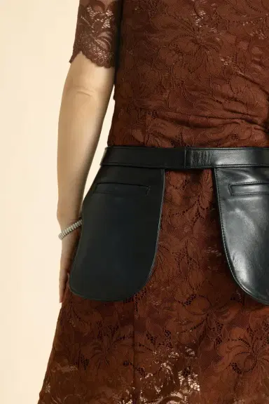 Brandon Maxwell Dallas Leather Pocket Belt | Thumbnail 4