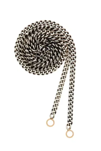 Marla Aaron Mixed Metal Heavy Curb Chain Necklace - 15in | Thumbnail 1