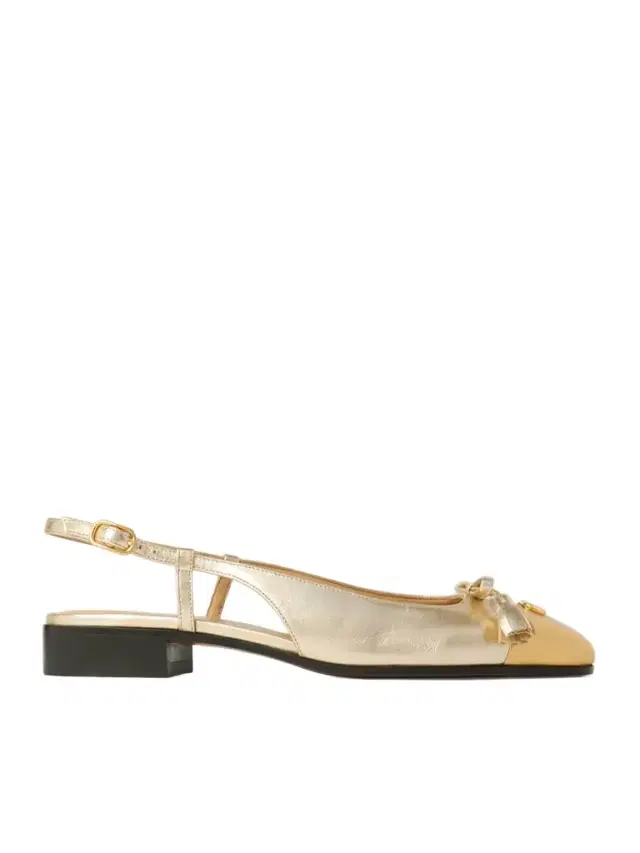 Valet Du Roi Tasseled Metallic Leather Slingback Pumps