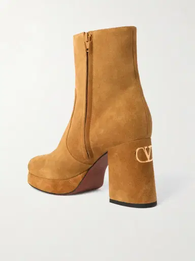 Valentino Garavani Fawcette 90 Suede Ankle Boots | Thumbnail 3 Valentino Garavani Fawcette 90 Suede Ankle Boots | Thumbnail 3