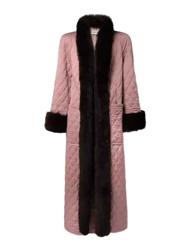 Shearling-lined Quilted Shell Coat