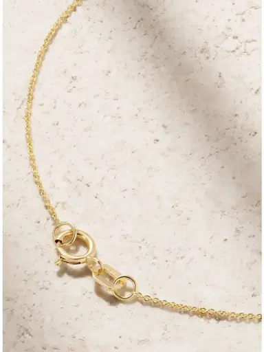 STONE AND STRAND Letter 14-karat Gold Diamond Necklace | Thumbnail 3 STONE AND STRAND Letter 14-karat Gold Diamond Necklace | Thumbnail 3