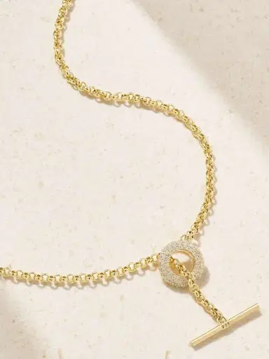 STONE AND STRAND 14-karat Gold Diamond Necklace | Thumbnail 4 STONE AND STRAND 14-karat Gold Diamond Necklace | Thumbnail 4