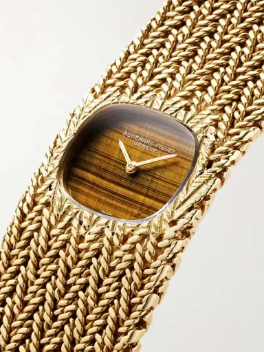 Stephanie Windsor + Audemars Piguet Pre-owned 1970s Tiger's Eye Hand-wound 16mm 18-karat Gold Watch, Ref. No. 11825 | Thumbnail 3 Stephanie Windsor + Audemars Piguet Pre-owned 1970s Tiger's Eye Hand-wound 16mm 18-karat Gold Watch, Ref. No. 11825 | Thumbnail 3