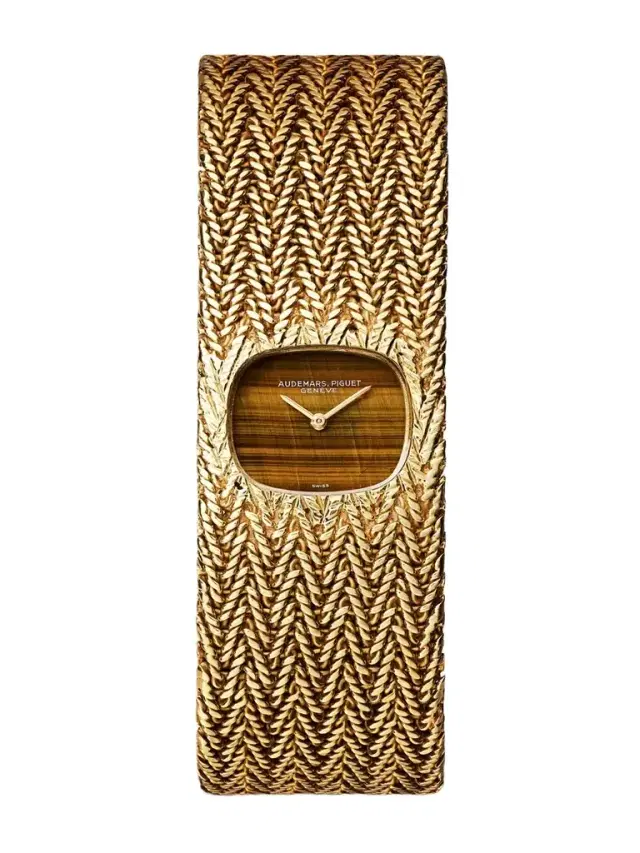 + Audemars Piguet Pre-owned 1970s Tiger's Eye Hand-wound 16mm 18-karat Gold Watch, Ref. No. 11825