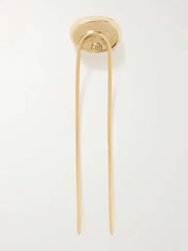 Jennifer Behr Gemma Gold-plated Crystal Hair Pin | Thumbnail 3