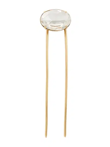 Jennifer Behr Gemma Gold-plated Crystal Hair Pin | Thumbnail 1