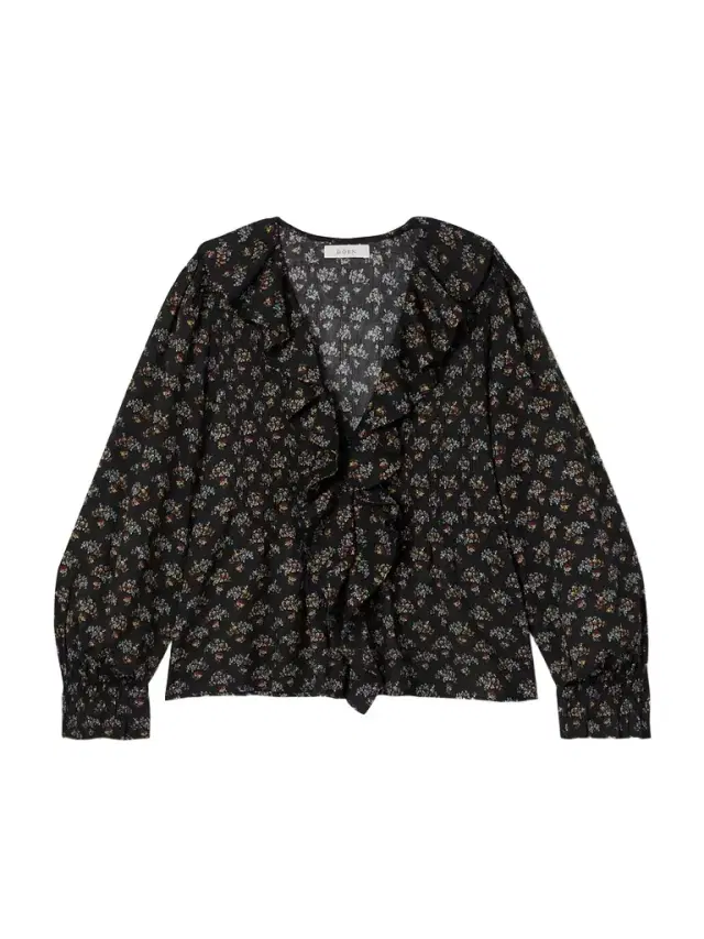 Hardy Ruffled Pintucked Floral-print Organic Cotton-voile Blouse Hardy Ruffled Pintucked Floral-print Organic Cotton-voile Blouse