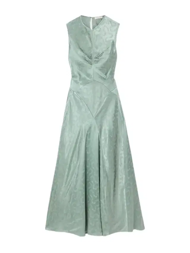 Ginette Paneled Floral-jacquard Satin Midi Dress