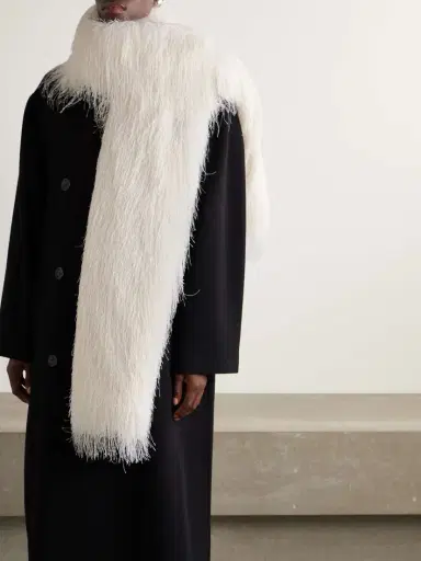 Dries Van Noten Fringed Knitted Scarf | Thumbnail 2