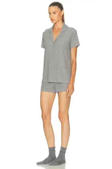 Skims Soft Lounge Short Sleep Set | Thumbnail 2 Skims Soft Lounge Short Sleep Set | Thumbnail 2