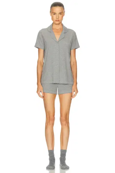 Skims Soft Lounge Short Sleep Set | Thumbnail 1 Skims Soft Lounge Short Sleep Set | Thumbnail 1