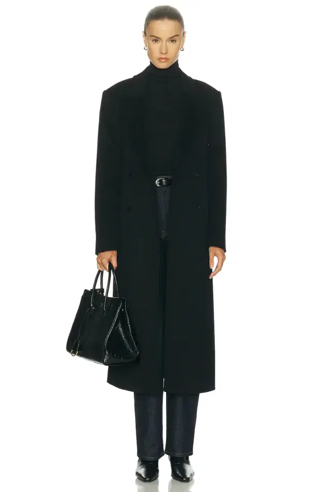 Loulou de Saison X Loro Piana Rosco Double Breasted Coat
