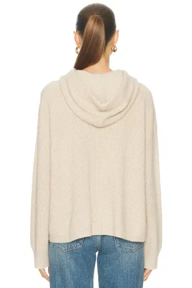 Jenni Kayne Cashmere Fisherman Hoodie | Thumbnail 3