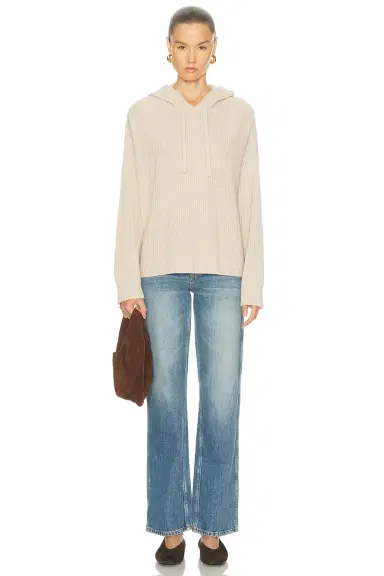 Jenni Kayne Cashmere Fisherman Hoodie | Thumbnail 4