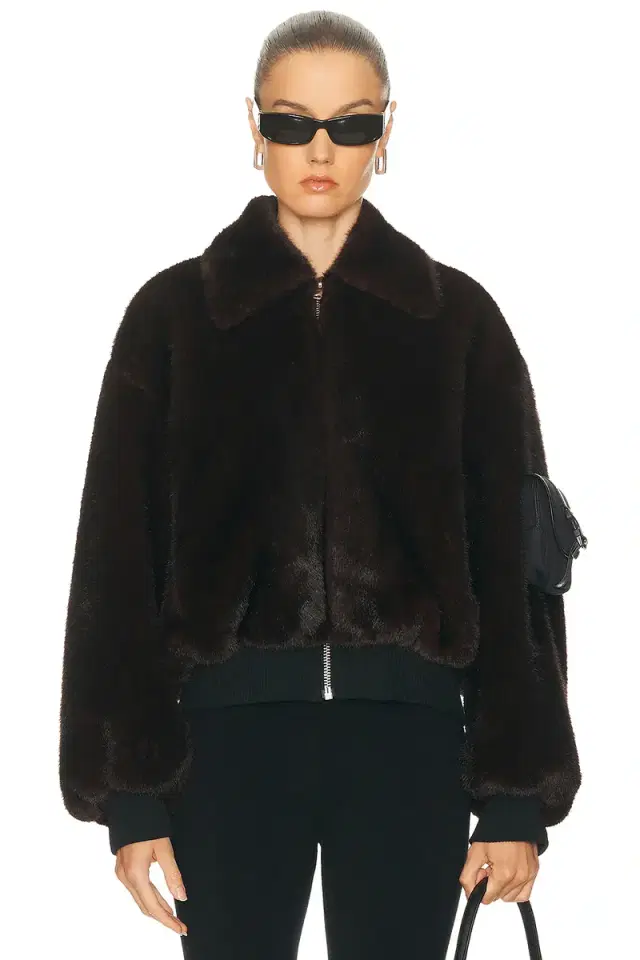 Coperni Faux Fur Bomber Jacket