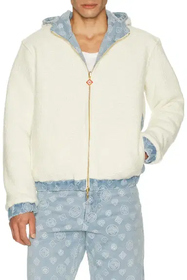 Casablanca Cashmere Terry & Denim Reversible Jacket | Thumbnail 2