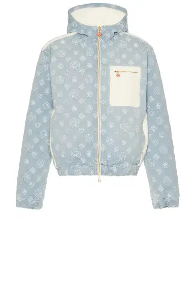Casablanca Cashmere Terry & Denim Reversible Jacket | Thumbnail 4