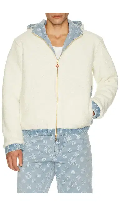 Casablanca Cashmere Terry & Denim Reversible Jacket | Thumbnail 9