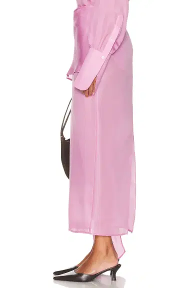 Helsa The Silk Gazar Skirt With Drape | Thumbnail 5 Helsa The Silk Gazar Skirt With Drape | Thumbnail 5