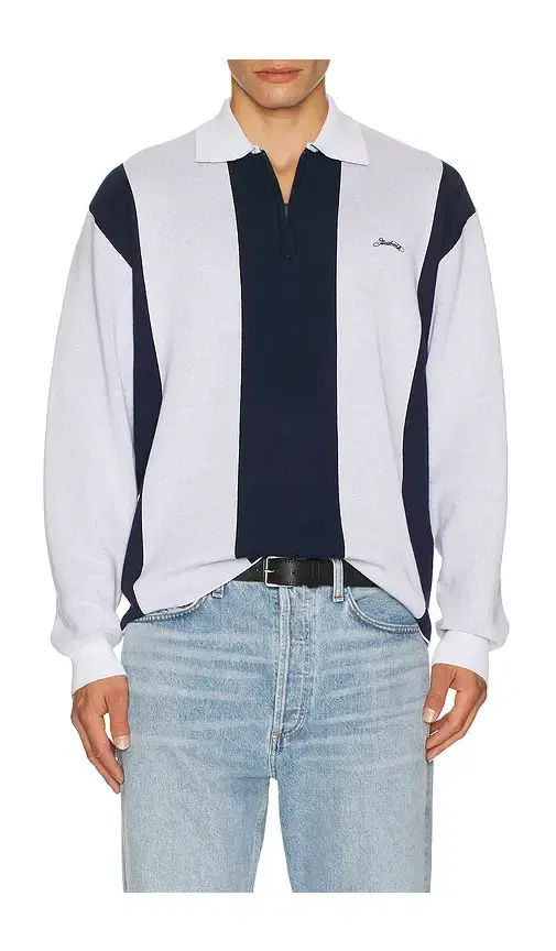 Students Golf Gibson Fleece Long Sleeve Polo
