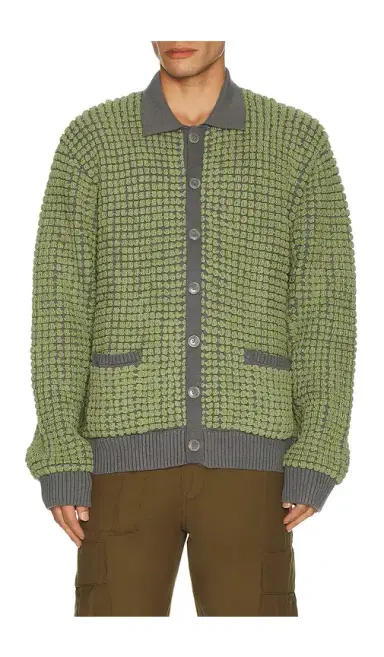 Isa Boulder Bubble Terry Towel Cardigan | Thumbnail 1