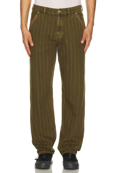 Pleasures Rail Stripe Work Pants | Thumbnail 3