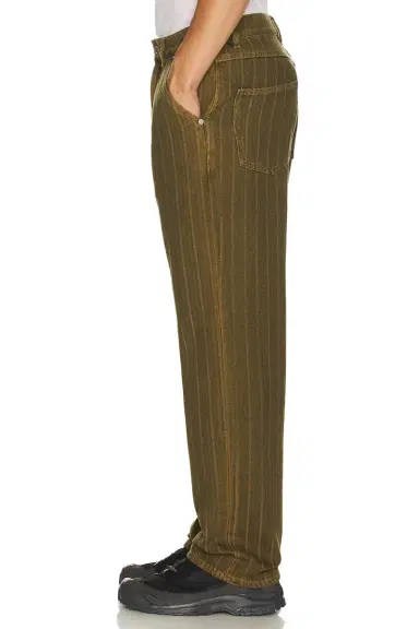 Pleasures Rail Stripe Work Pants | Thumbnail 4