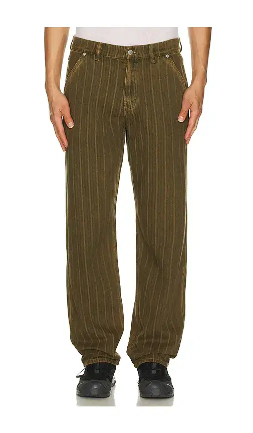 Pleasures Rail Stripe Work Pants