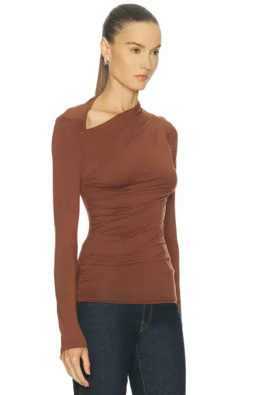 Enza Costa Fluid Jersey Slash Top | Thumbnail 2