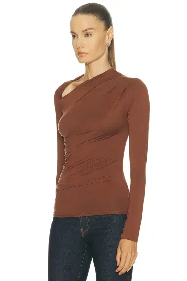 Enza Costa Fluid Jersey Slash Top | Thumbnail 3