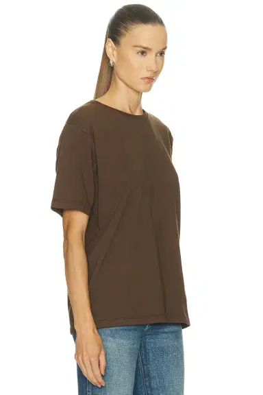 KHAITE Mae Short Sleeve Tee Shirt | Thumbnail 2 KHAITE Mae Short Sleeve Tee Shirt | Thumbnail 2