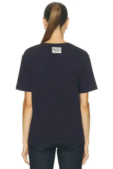 Khaite Mae Short Sleeve Tee Shirt | Thumbnail 3 Khaite Mae Short Sleeve Tee Shirt | Thumbnail 3
