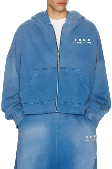 Siegelman Stable x Ford Printed Oversized Zip Hoodie | Thumbnail 3 Siegelman Stable x Ford Printed Oversized Zip Hoodie | Thumbnail 3