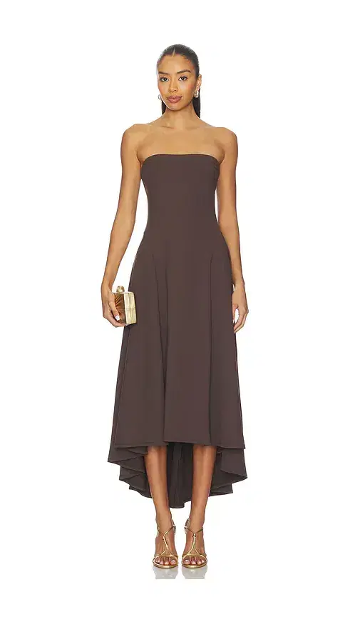 Susana Monaco Strapless High Low Dress