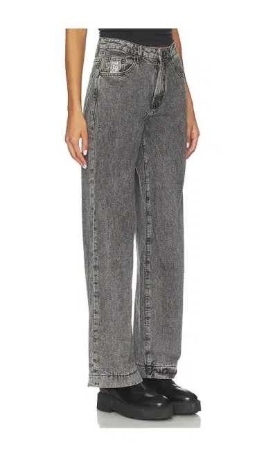One Teaspoon Jackson Mid Waist Wide Leg Jeans | Thumbnail 2