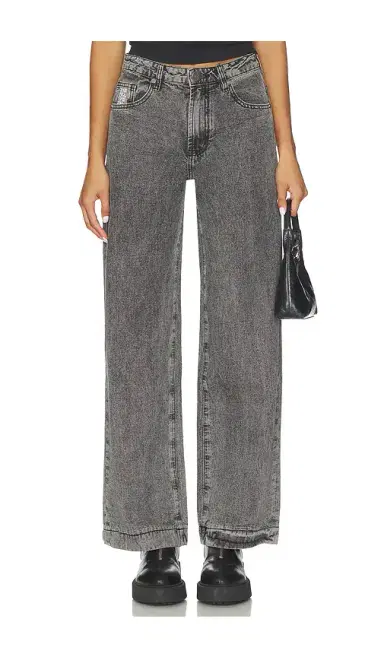 One Teaspoon Jackson Mid Waist Wide Leg Jeans | Thumbnail 1