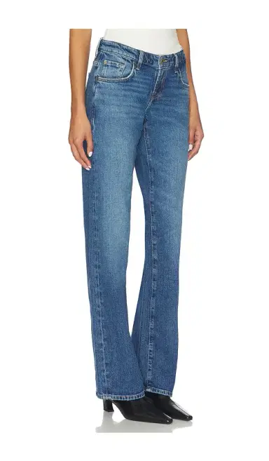 7 For All Mankind Low Straight Leg Jeans | Thumbnail 2 7 For All Mankind Low Straight Leg Jeans | Thumbnail 2