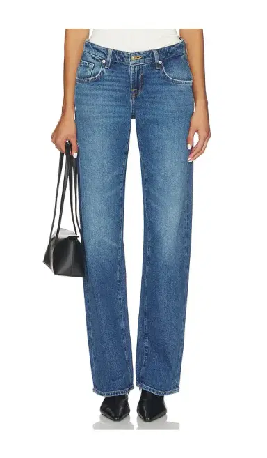 7 For All Mankind Low Straight Leg Jeans | Thumbnail 1 7 For All Mankind Low Straight Leg Jeans | Thumbnail 1