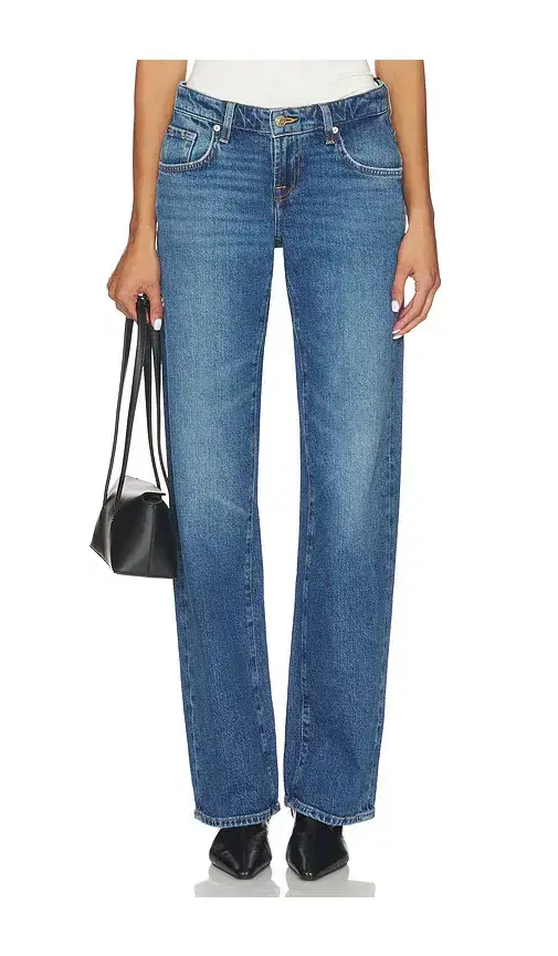 7 For All Mankind Low Straight Leg Jeans