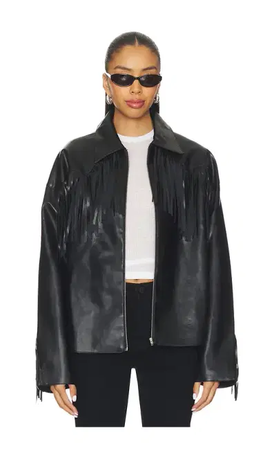 MORE TO COME Mia Faux Leather Jacket | Thumbnail 2