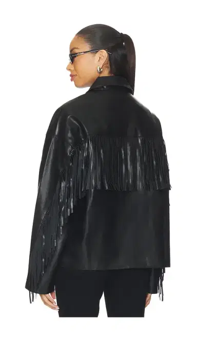 MORE TO COME Mia Faux Leather Jacket | Thumbnail 1