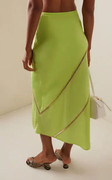 Diotima Tobago Embroidered Silk Skirt | Thumbnail 4