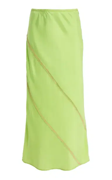 Diotima Tobago Embroidered Silk Skirt | Thumbnail 1