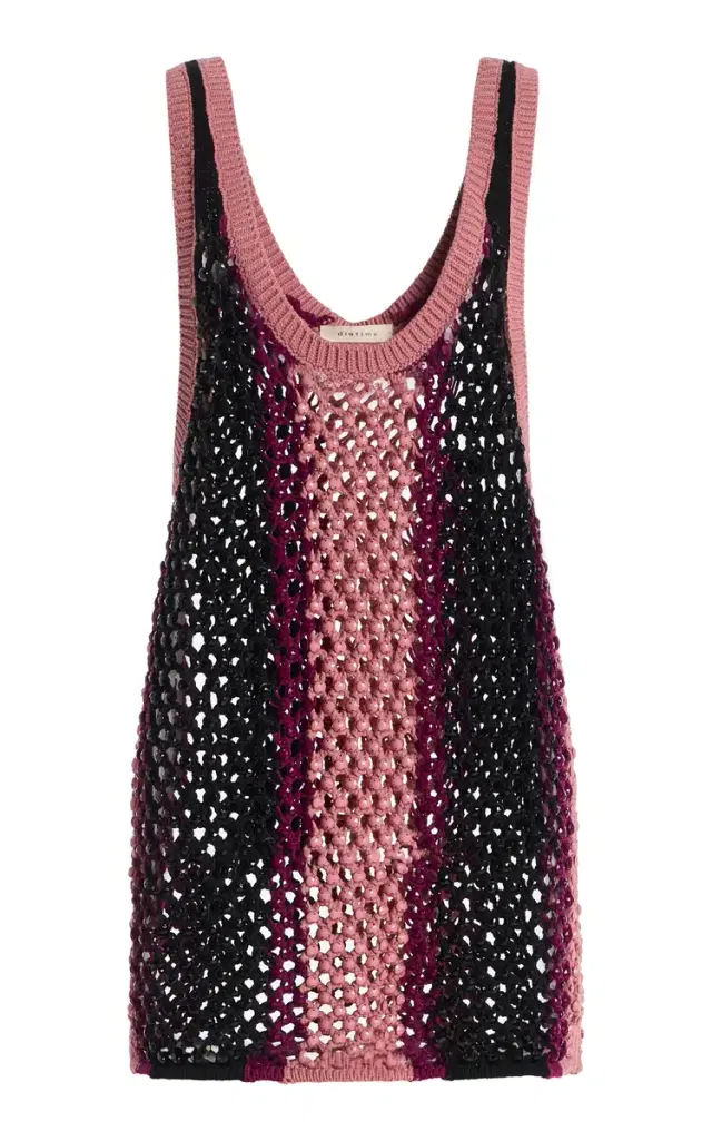 Diotima Striped Dennis Marina Crochet Top