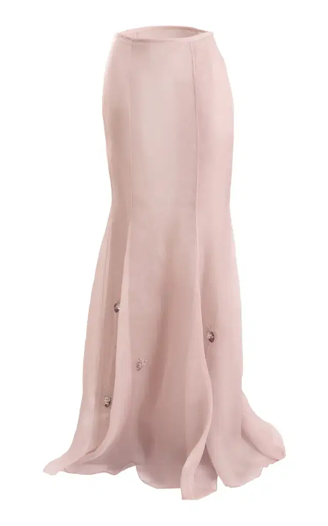 Loom Silk-Blend Maxi Skirt